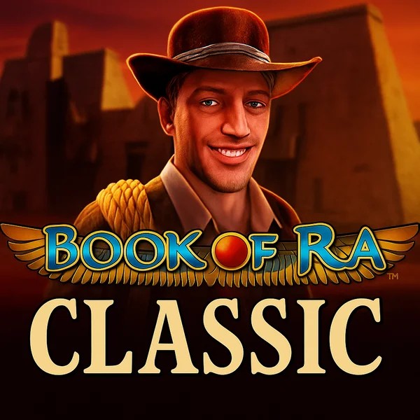 Book of Ra Classic casino game by Novomatic – featured logo at Supraplay Casino