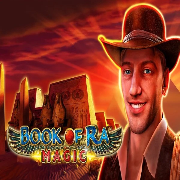 Book of Ra Magic by Greentube, showcased at supraplayscasino.com – game logo