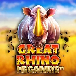 Great Rhino Megaways slot logo by Pragmatic Play at Supraplay Casino