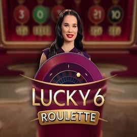 Official Live Casino logo: Lucky 6 Roulette by Pragmatic Play at Supraplay Casino