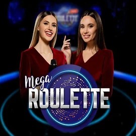 Mega Roulette slot visual from Pragmatic Play available on supraplayscasino.com